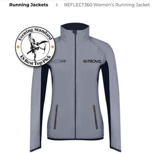 Women’s Proviz reflective running jacket. Size 8